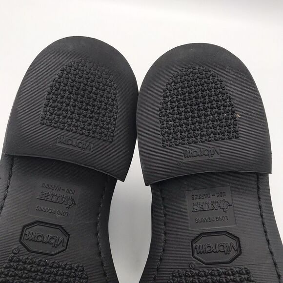 Bates Black Leather Vibrum Sole Derby Men's 9E Police Security Military Shoes - Picture 11 of 11